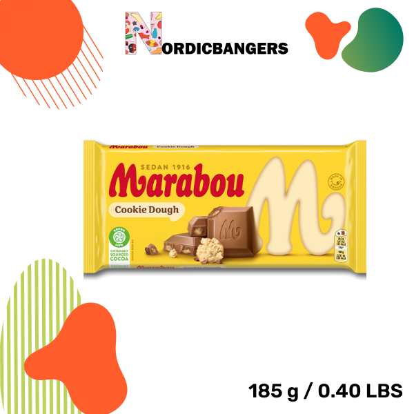 Swedish Candy - Marabou Milk Chocolate Cookie Dough