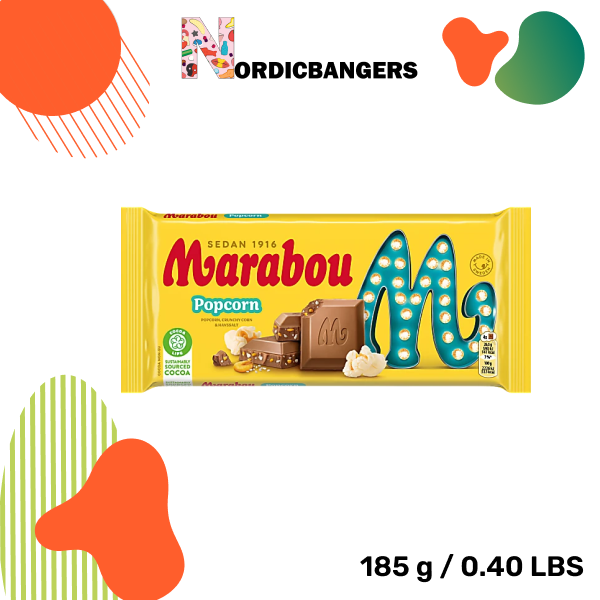 Swedish Candy - Marabou Milk Chocolate Popcorn