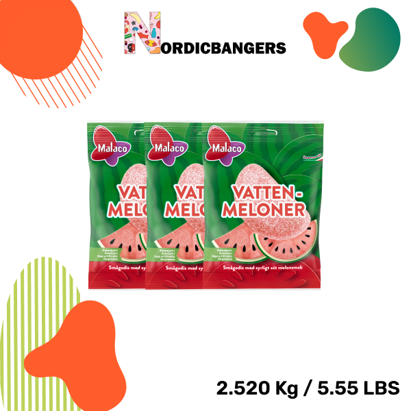 Swedish Candy - Malaco Sour Watermelons