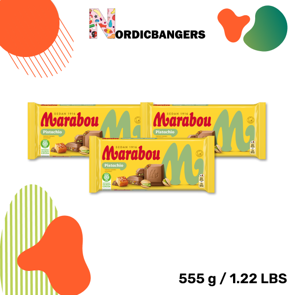 Swedish Candy - Marabou Milk Chocolate Pistachio