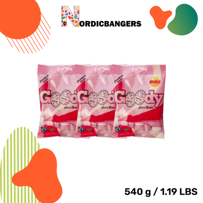 Swedish Candy - Bubs Strawberry/Vanilla Goodie