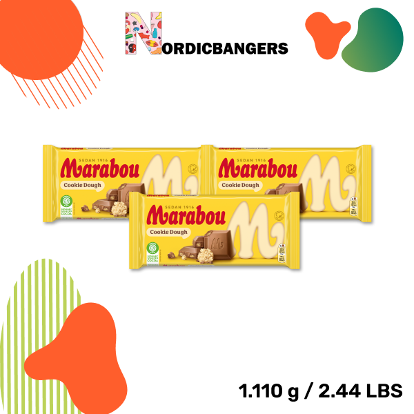 Swedish Candy - Marabou Milk Chocolate Cookie Dough