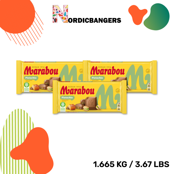 Swedish Candy - Marabou Milk Chocolate Pistachio