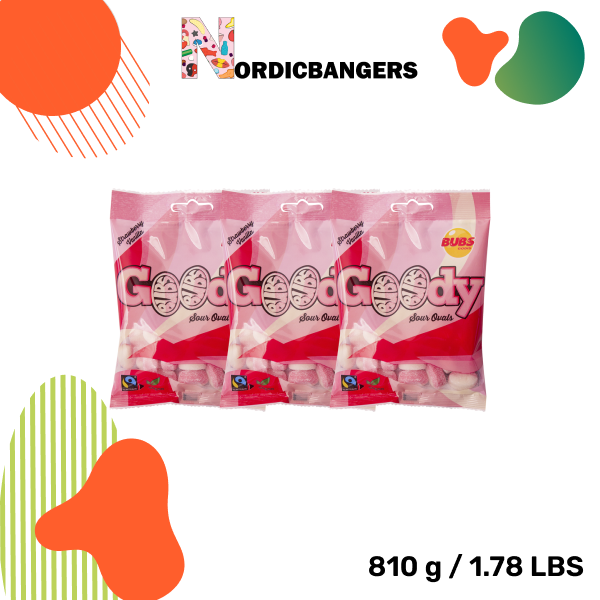 Swedish Candy - Bubs Strawberry/Vanilla Goodie