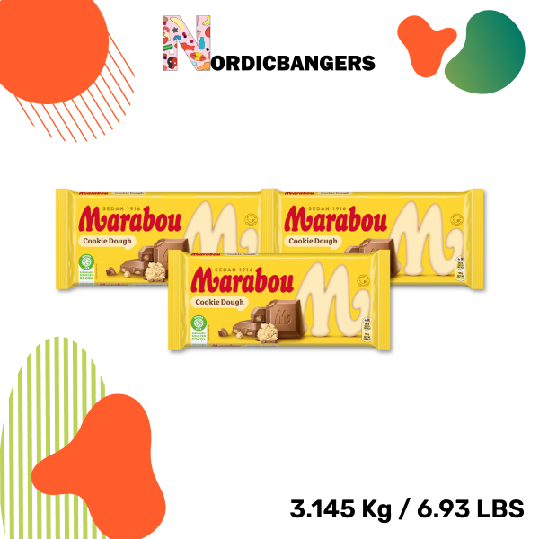 Swedish Candy - Marabou Milk Chocolate Cookie Dough