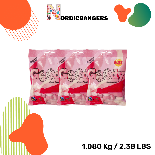 Swedish Candy - Bubs Strawberry/Vanilla Goodie