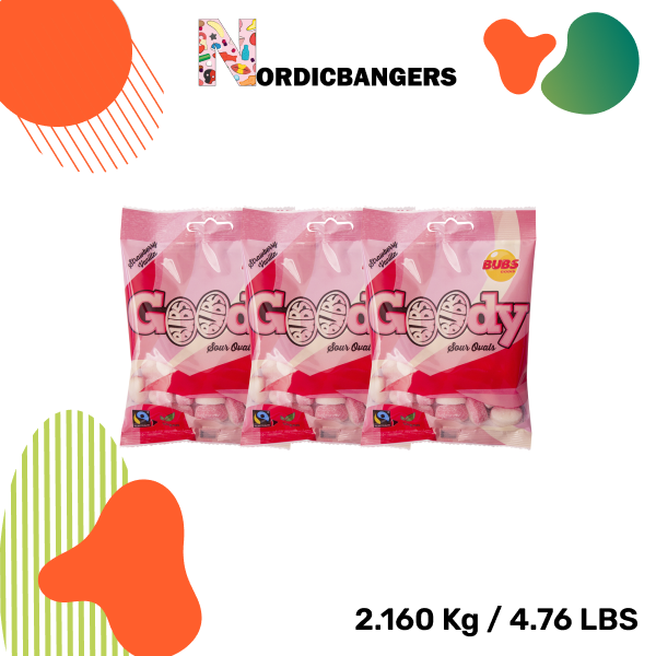 Swedish Candy - Bubs Strawberry/Vanilla Goodie