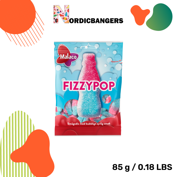 Swedish Candy - Malaco Fizzy Pop Bottles