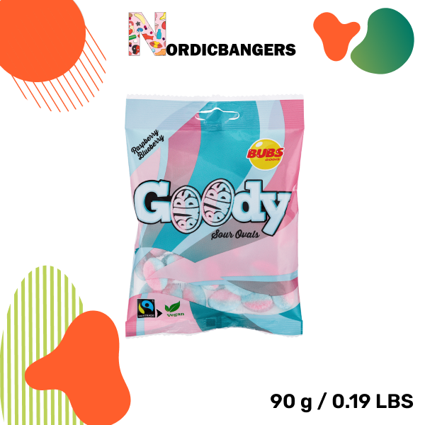 Swedish Candy - Bubs Goody Raspberry/Blueberry